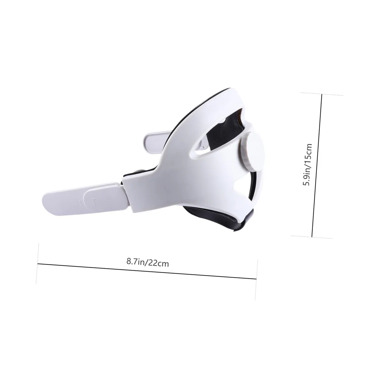 Housoutil Fascia per Testa Regolabile per Visore Vr Cuscinetto Protettivo Antiscivolo Supporto e Stabilità Migliorati Compatibile con Visore di Seconda Generazione