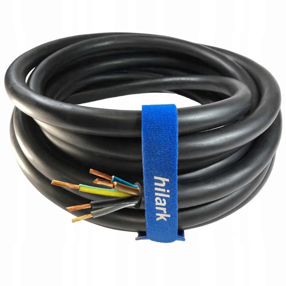 Hilark - Cavo in gomma H07RN-F 5x6mm2, 10m, colore: Nero