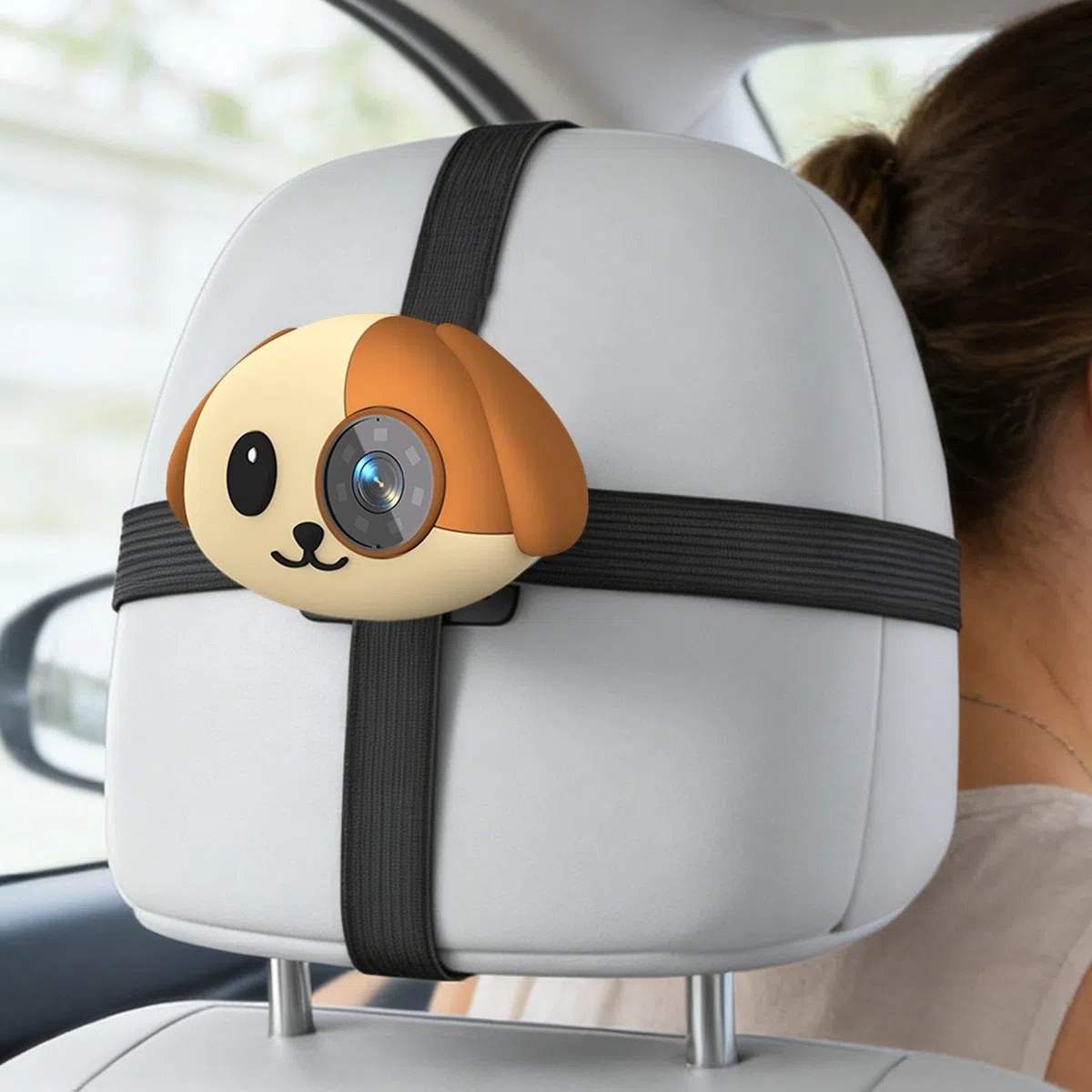 Telecamera per Auto per Bambini Angolo Ampio 150 Gradi Plug And Play Video | Telecamera Auto Senza Fili Mamma Papà Viaggi Gite in Auto Guida Lunghe Distanze Campeggio Shopping Picnic