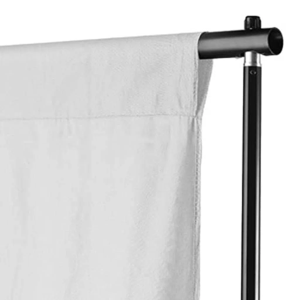 Sfondo fotografico in cotone, 600 x 300 cm, per fotografia e produzione video, bianco
