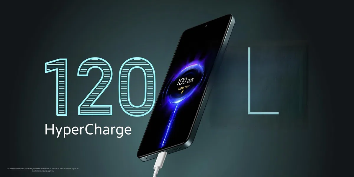 Caricabatterie Hypercharge da 120 W per Xiaomi MDY-14-EE USB C cavo di ricarica GaN rapido adattatore turbo per Xiaomi 17 17Pro 15T 15 15 Ultra 14T 14 14Pro 13T 13 12 Redmi Note 15 14 13
