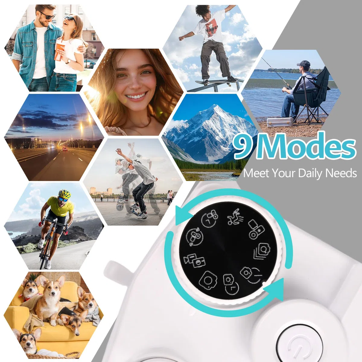 Macchina Fotografica Digitale 4K Ultra HD 75MP, Videocamera Autofocus con Zoom Digitale 18X e Schermo IPS da 3", Scheda SD 32GB, Macchina Fotografica Compatta per Principianti, Adolescenti (Bianco)