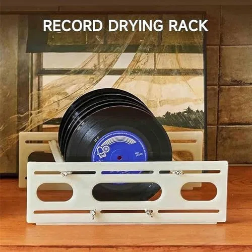 Pulitore ultrasonico per dischi in vinile, capacità 6 dischi, 40 kHz 180 W, con cestello e sfera a rete fine per una pulizia profonda