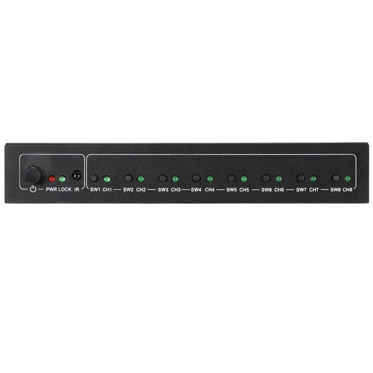 ASHATA Splitter Ottico Digitale FT18 1 in 8 Uscite, Splitter Audio in Fibra Ottica Toslink SPDIF per Lettore CD, Lettore DVD, Ricevitore, Supporto LPCM2.0 (Spina europea)