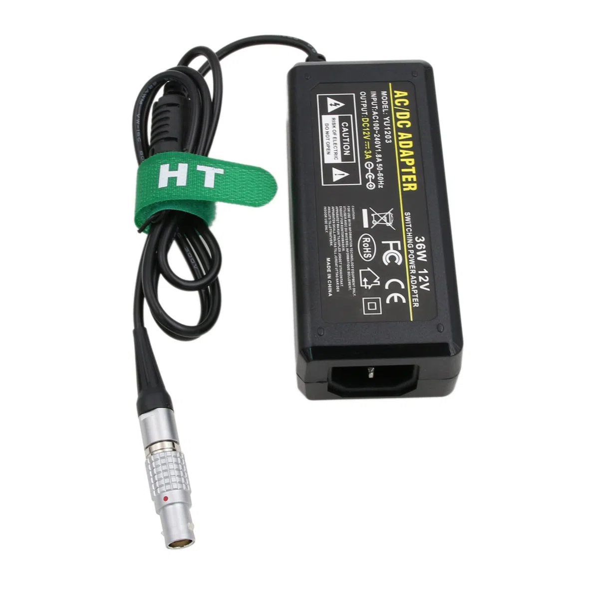 HangTon Adattatore di alimentazione per DJI Trasmissione Video Trasmettitore di Immagine Ad Alta Luminoso Monitor Remoto 6 Pin Femmina 12V 36W AC DC