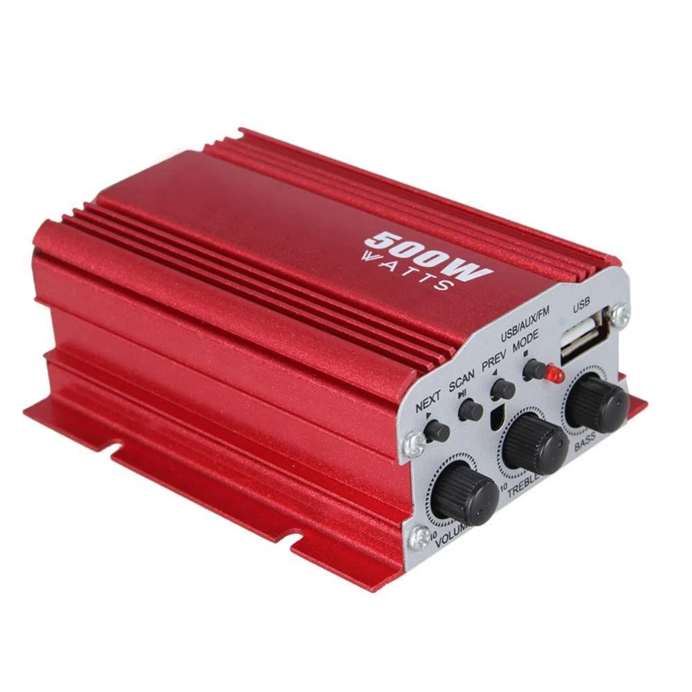 TEMPO DI SALDI Amplificatore Audio 2 Canali Stereo Ingresso USB SD Card Reader Con Telecomando