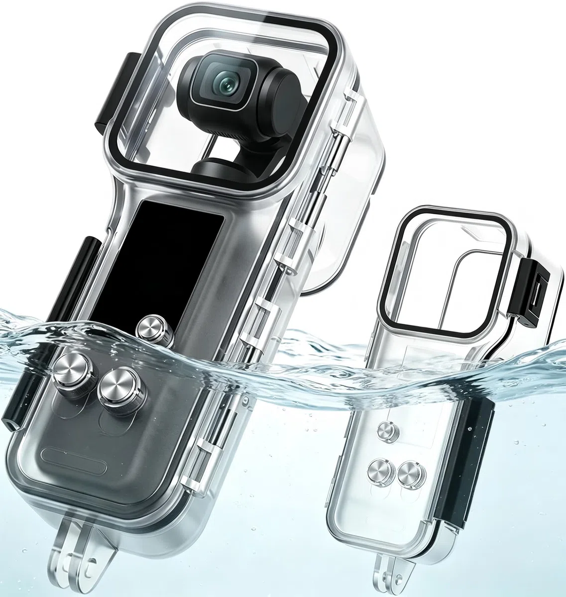 Custodia impermeabile per DJI Osmo Pocket 4, Custodia subacquea 50M Case subacquea Guscio Immersioni Protective Case Camera Diving Shell Accessori per DJI Osmo Pocket 4