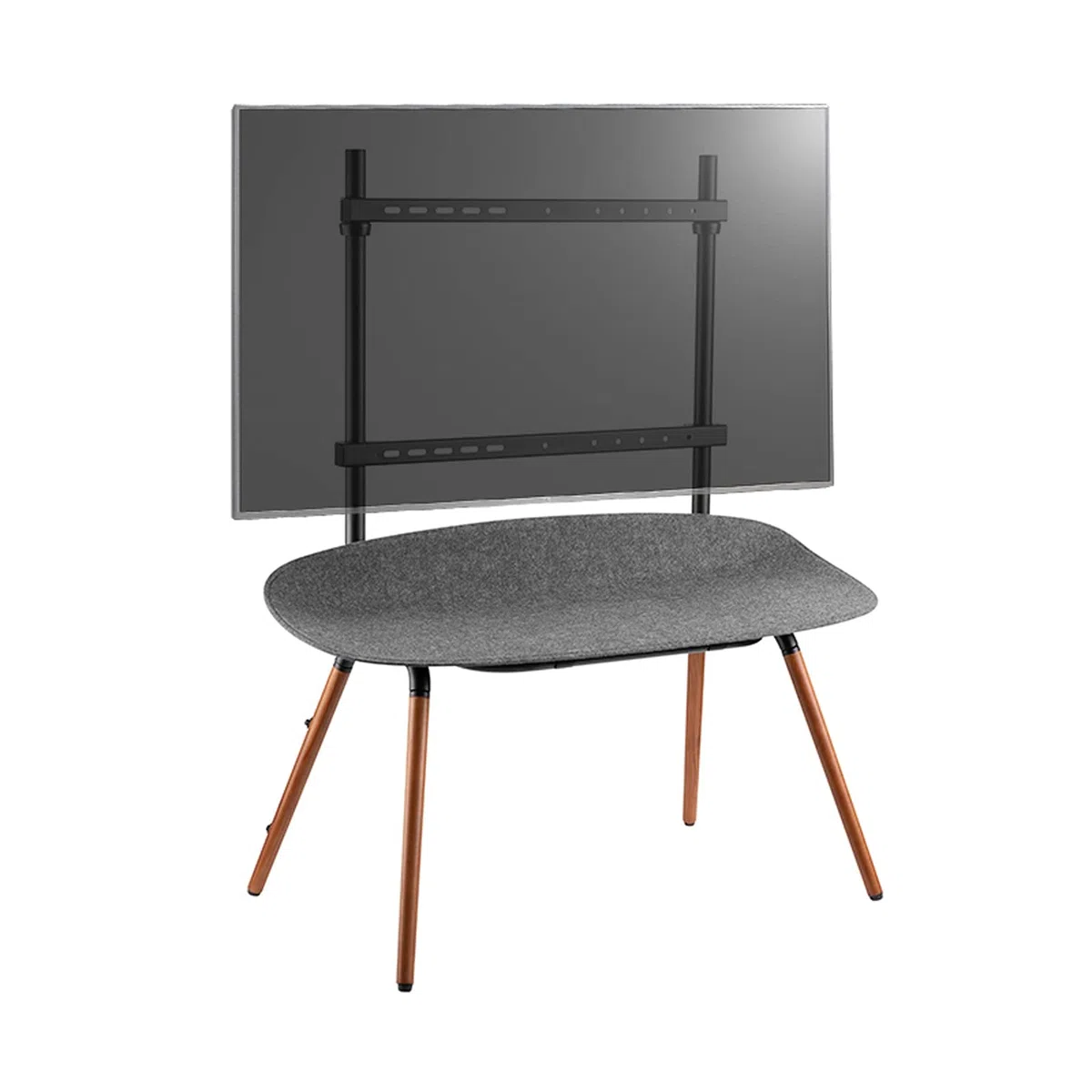Supporto per TV 55 "-70" Piano TV STAND STAND MONTAGGIO Stand in legno MOBILE STAND MOBILE STAND CON STOCCAGGIO STOCCAGGIO BEACH TELE PIEDI TELEVOLE TELECT A TENERE A 88LBS Supporto per base TV
