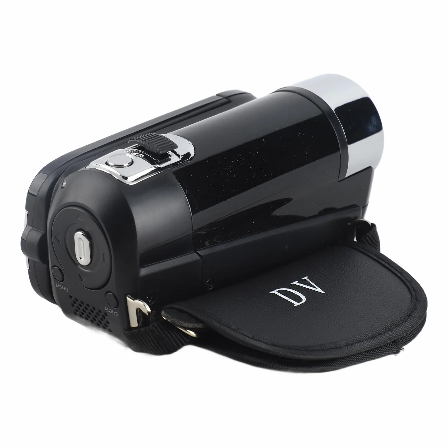 Videocamera Digitale Portatile Full HD 16X Ad Alta Definizione, Mini DV con Rotazione di 270 Gradi (BLACK)