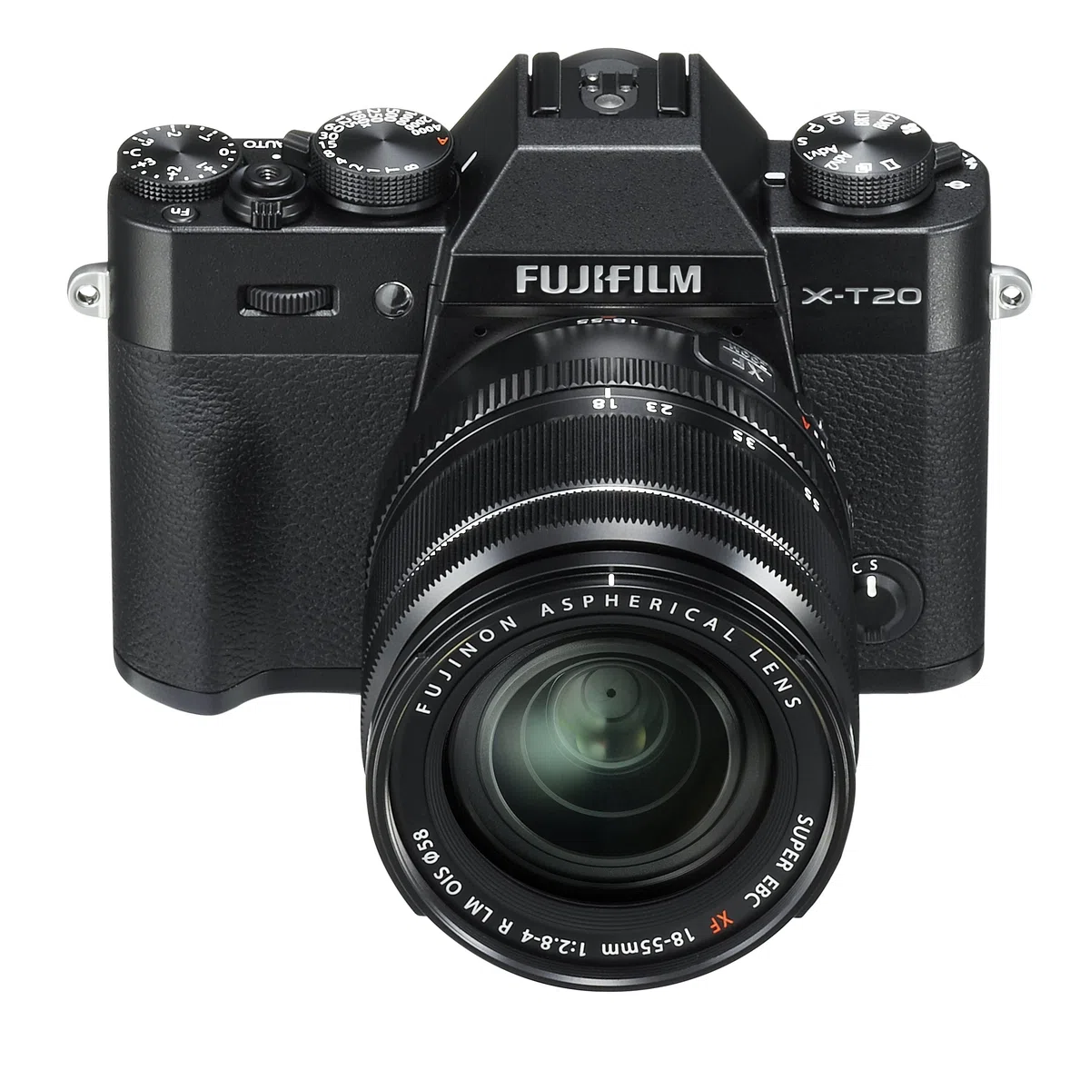Fujifilm X-T20 Fotocamera Digitale 24MP con Obiettivo XF18-55mm F2.8-4 R LM OIS, Sensore CMOS X-Trans III APS-C, Schermo LCD Touchscreen 3" Orientabile, Filmati 4K, Nero