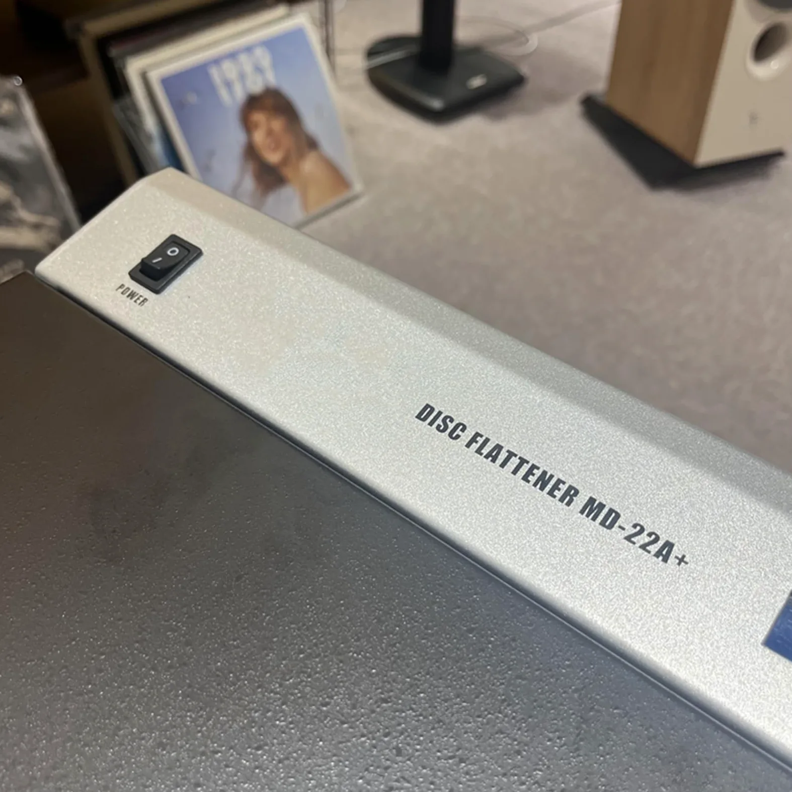 Flattener e stabilizzatore per dischi in vinile per restaurare audiofili, resistente al calore fino a 60 ℃ con maniche protettive