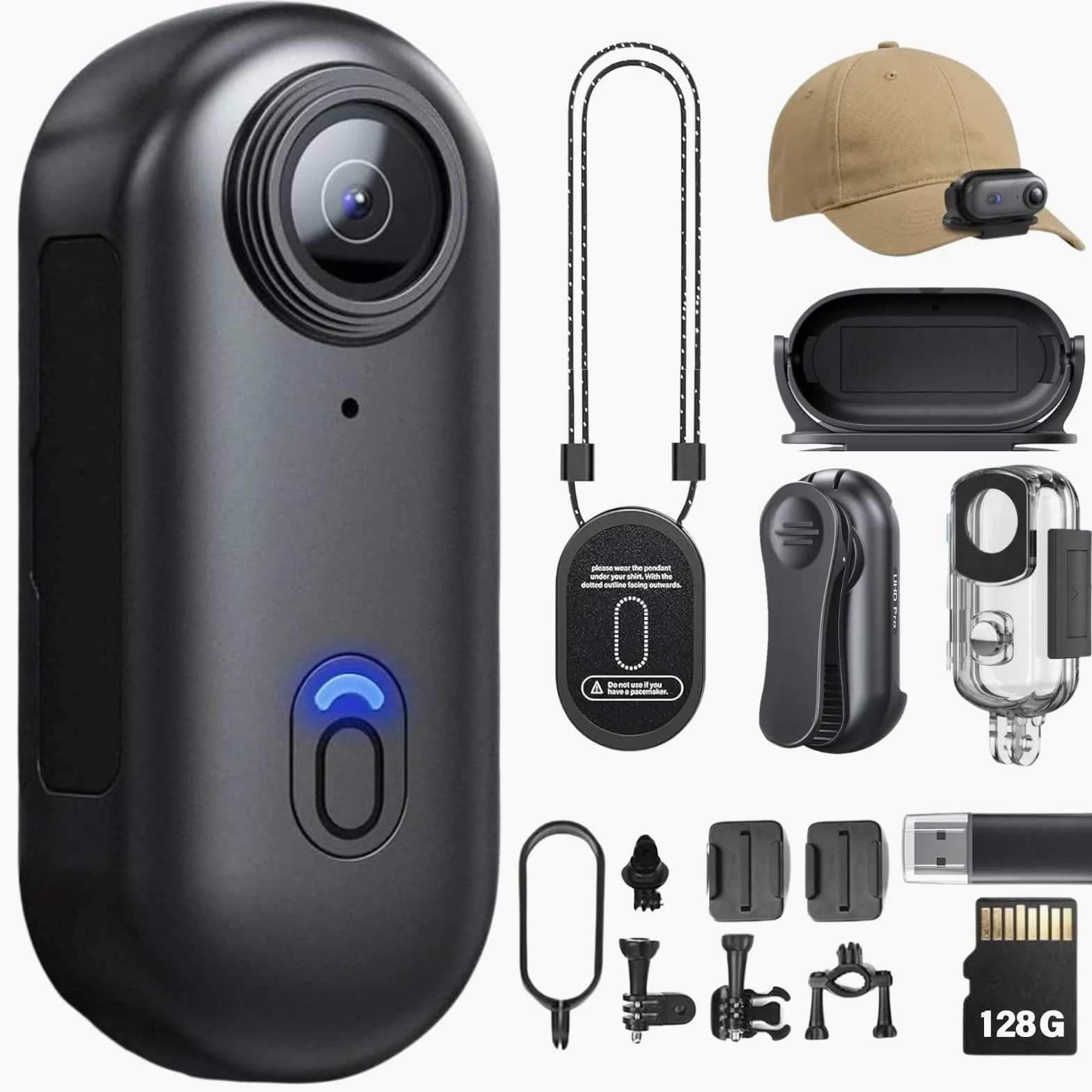 Action camera 1080P 128G (4K-P-128G SKU)