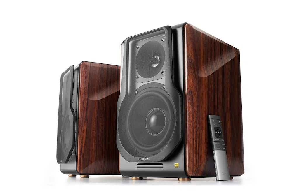 Edifier Altoparlanti attivi Audiophile S3000Pro - Bluetooth 5.0 aptX wireless, audio USB, tweeter a membrana planare e woofer da 6,5", nero