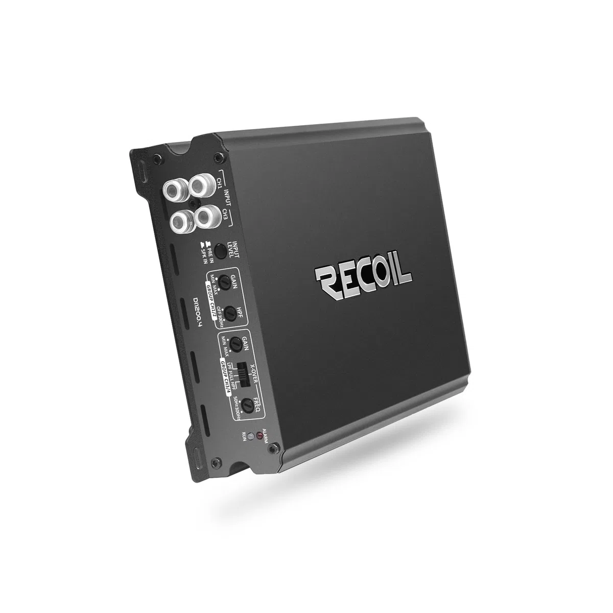 RECOIL DI1200-4 Amplificatore Auto 4 Canali Classe D Full-Range 2400W Ponte | 2400W Max, 2-4 Ohm Stabile, Alimentazione Mosfet, Ponte – Amplificatore Auto