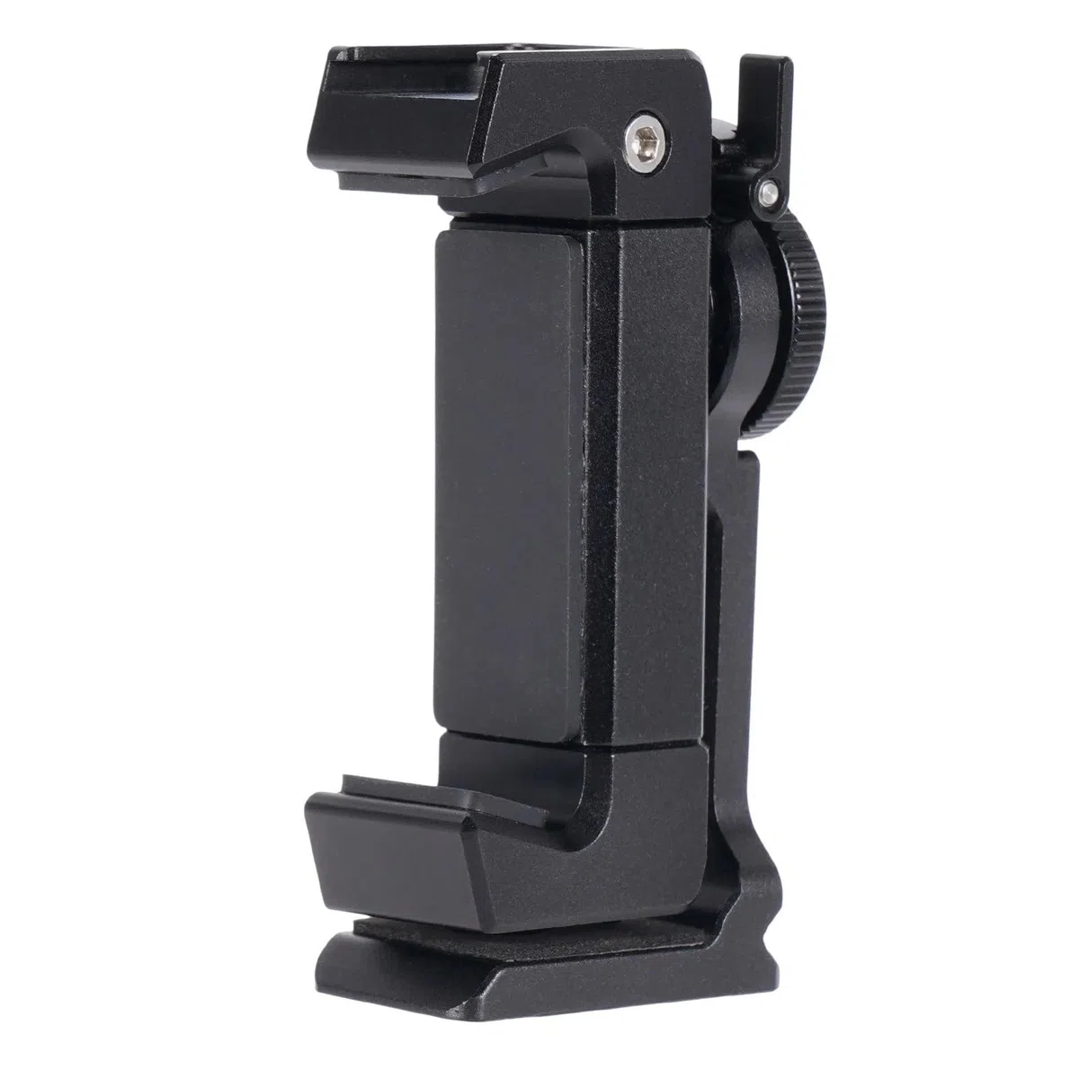 Accesorios Coche Porta Smartphone Supporto per Clip per Telefono in Metallo con Supporto per Scarpa Fredda per Rotazione del treppiede Staffa per Telefono per Action Cam per Smartphone(D)