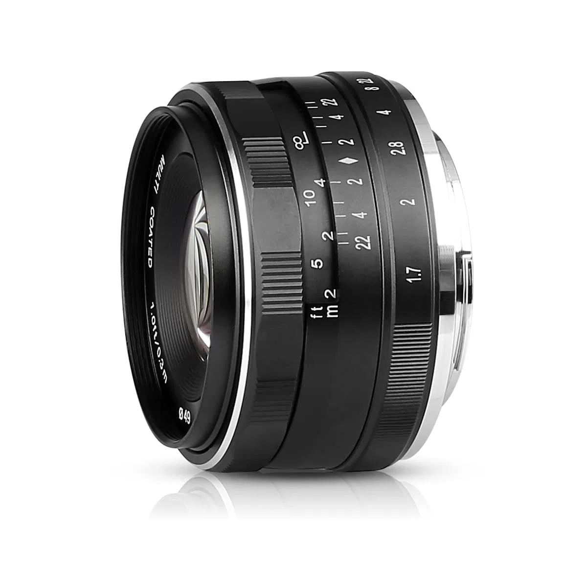 Meike 35mm F1.7 Large Aperture Manual Prime Fixed Lens APS-C for Sony E-Mount Digital Mirrorless Cameras A7III A9 NEX 3 3N 5 NEX 5T NEX 5R NEX 6 7 A6400 A5000 A5100 A6000 A6100 A6300 A6500