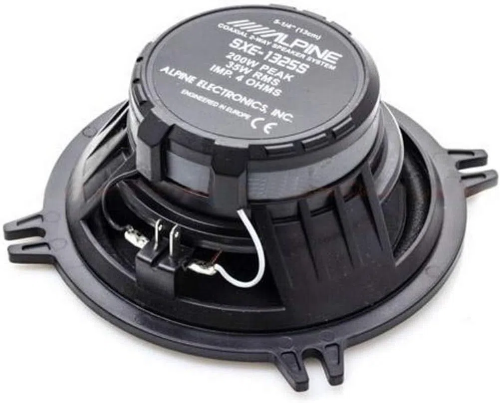 Kit 6 Casse Altoparlanti per Fiat Grande Punto, Punto Evo Anteriori e Posteriori Alpine Sxe 1750S+1325S Set 2 Woofer 165 mm +2 tweeter + 2 Coassiali 13cm +2 Coppie Anelli e Cavi Adattatori