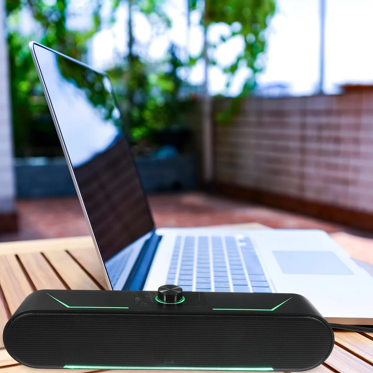 Housoutil Soundbar Stereo Altoparlanti Per Computer Cablati Altoparlanti Per PC Da Gioco Neri Soundbar Per Tablet