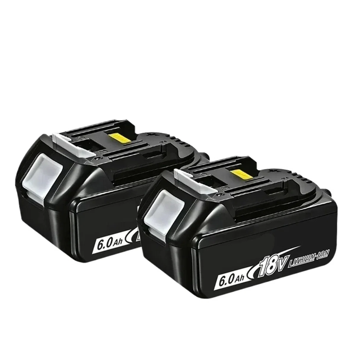 Batteria Originale 18 V 5/6/9 Ah, Compatibile Con Makita, Batteria For Utensili Elettrici Ricaricabili Di Grande Capacità, Batteria Agli Ioni Di Litio Di Ricambio + Caricabatterie(2PCS 5.0Ah1Changre)