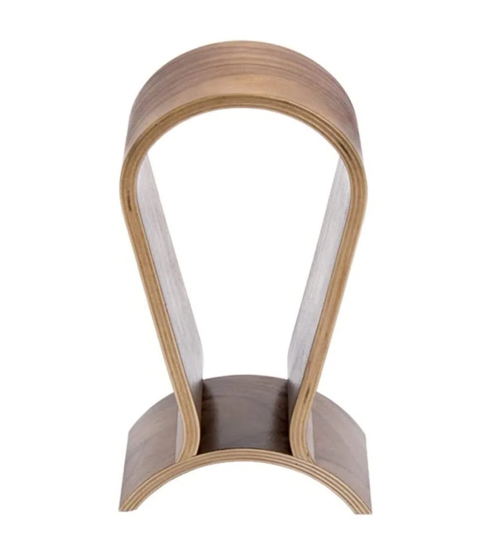 MRKU Supporto per Cuffie, Gancio per Cuffie, Supporto da scrivania in Legno massello, Staffa di Supporto per Cuffie, mensola