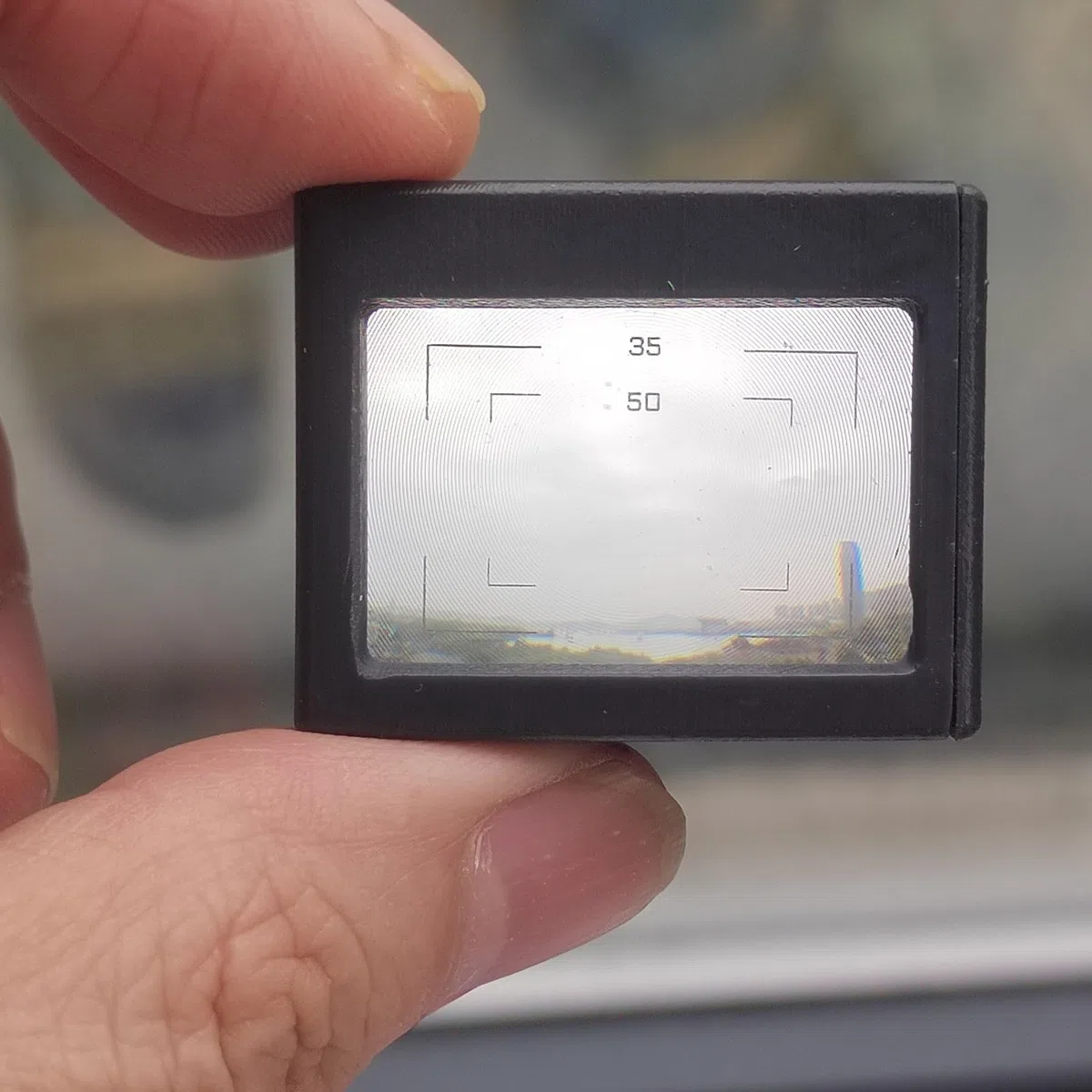 Mirino a livello della vita della fotocamera, mirino ottico esterno a livello della vita, parte 28 mm (telaio 35/50)