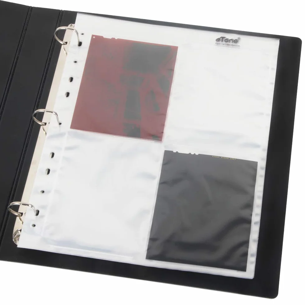 eTone 50 fogli per archiviazione, 10 x 12 cm, per conservare pagine negative (50 x 45)