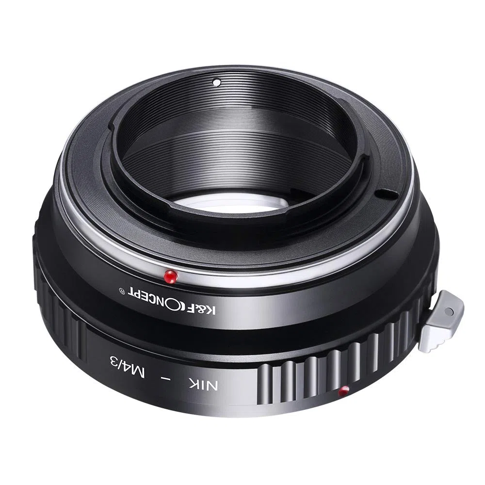K&F CONCEPT Compatibile con Nikon AI Lente per Micro 4/3 Adattatore di obiettivo per Micro 4/3 M4/3 G1 GH1 GH2 GF1 Compatibile con Compatibile con Olympus Compatibile con Panasonic Camera