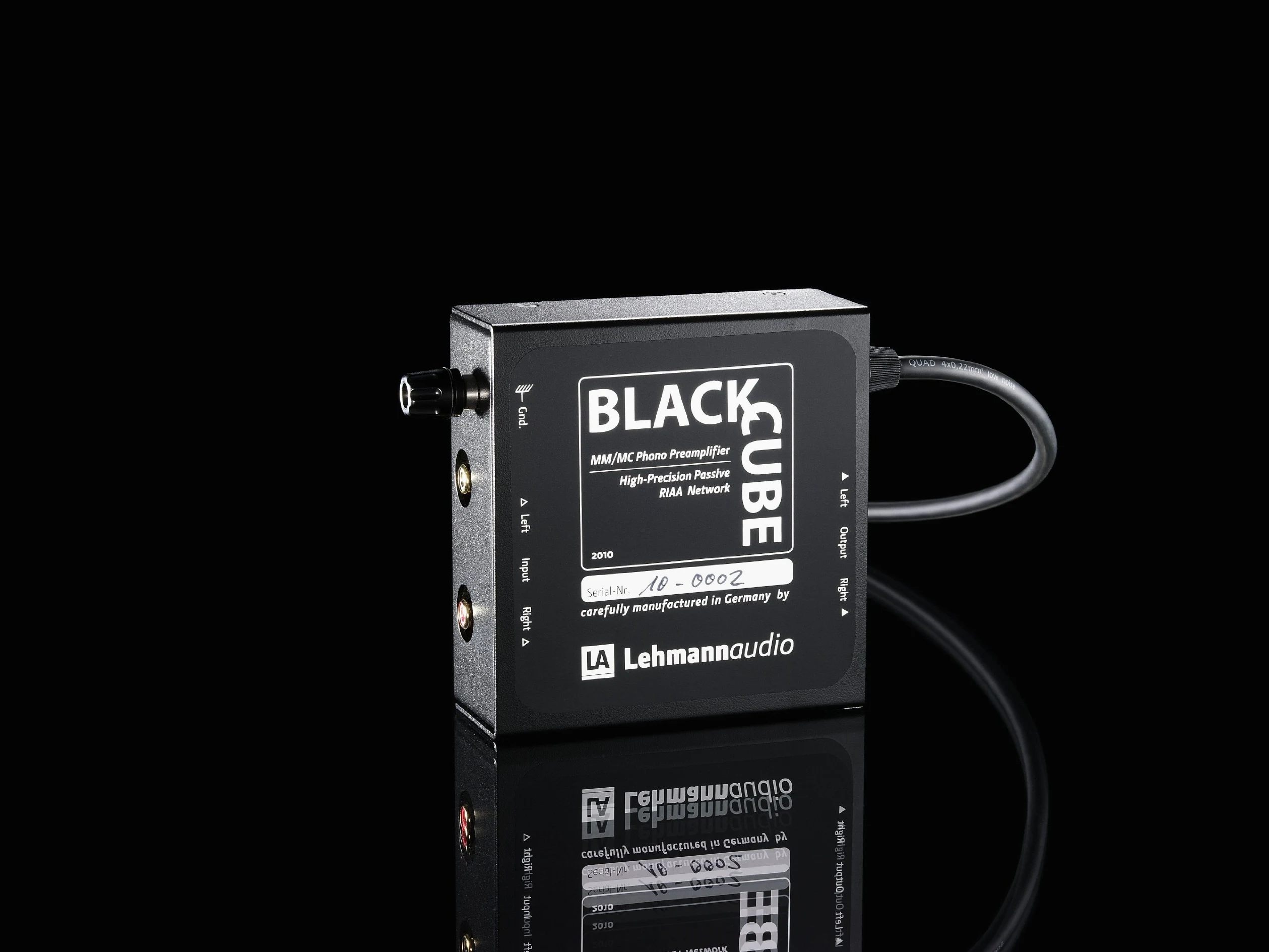 Lehmann - Preamplificatore phono Audio Black Cube (MM/MC, 113 x 108 x 45 mm), nero