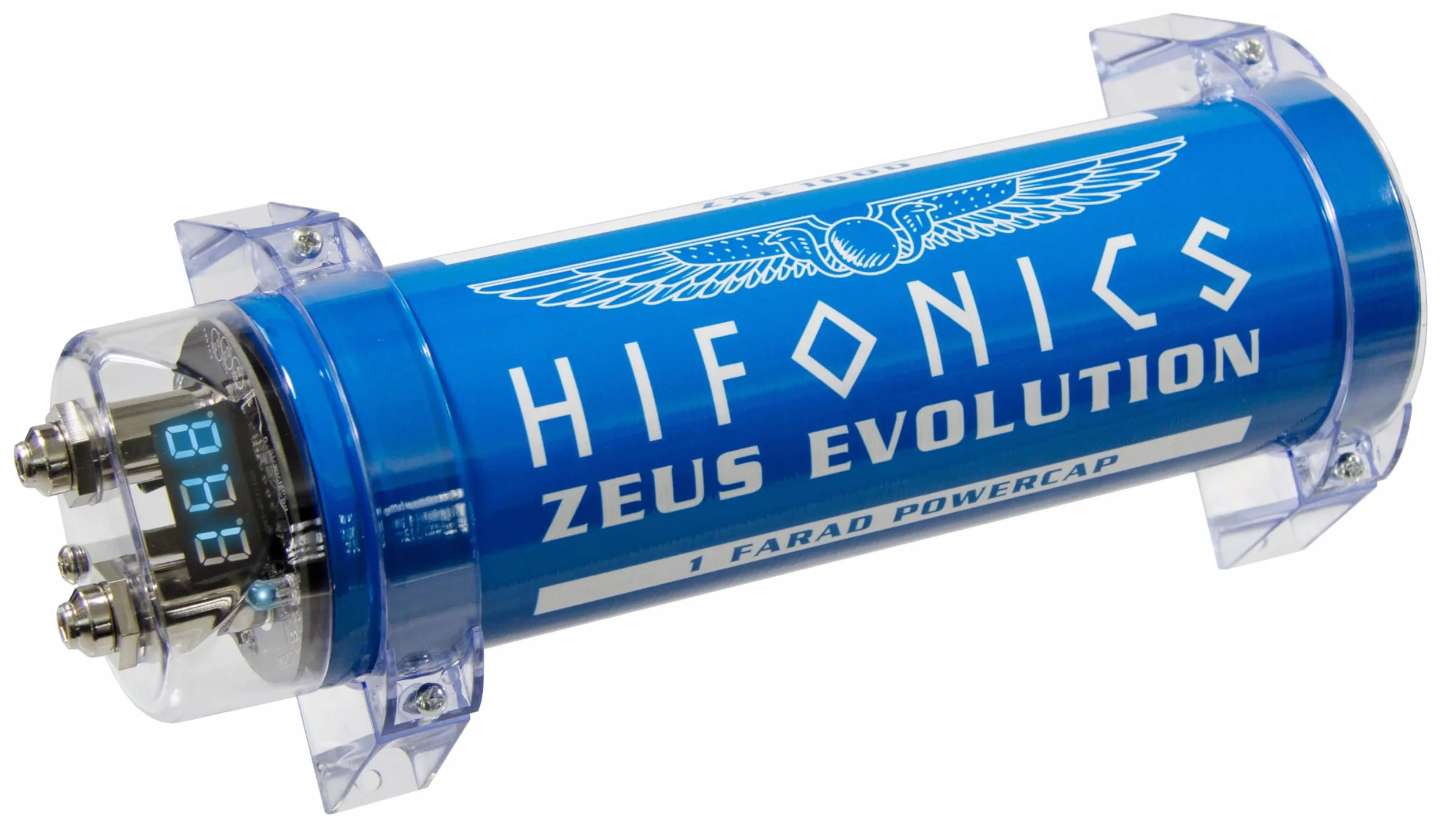 Hifonics ZXE1000-1 Farad Powercap 1F Condensatore per stabilizzare la tensione dell'impianto CarHifi nell'auto Elko Zeus