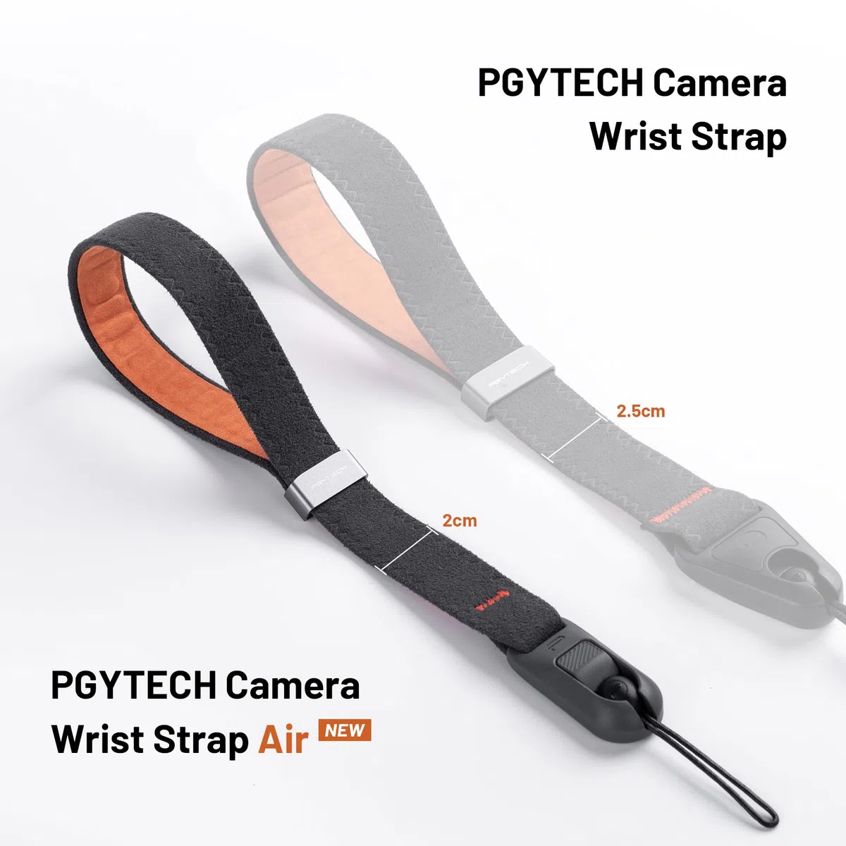 PGYTECH Cinghia da polso per fotocamera, regolabile, a sgancio rapido