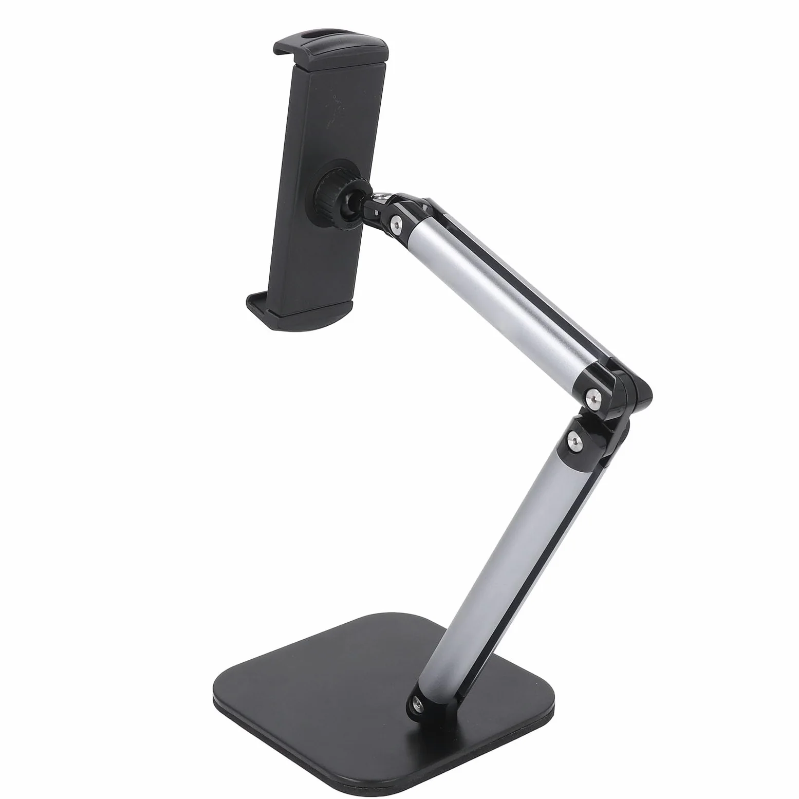 Fabater Supporto per Telefono, Supporto per Tablet Regolabile in Altezza e Angolazione per Desktop, Stabile Pieghevole per Uso Interno Ed Esterno