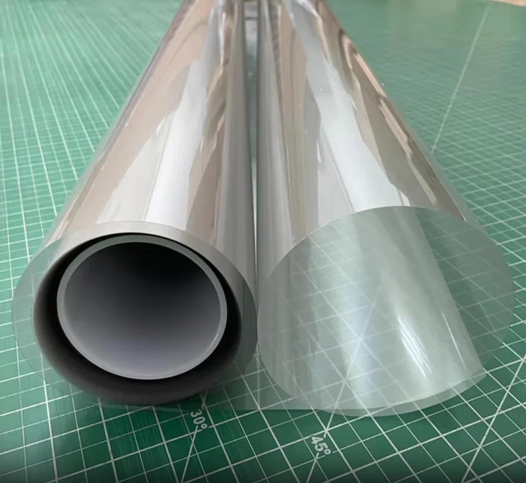Holographic Rear Projection Film – Trasparente Projection Film for Glass and Clear Acrylic Panels, Water Spray Installation, pre-Cut Projection Sheet (Trasparente, Y22-1520)