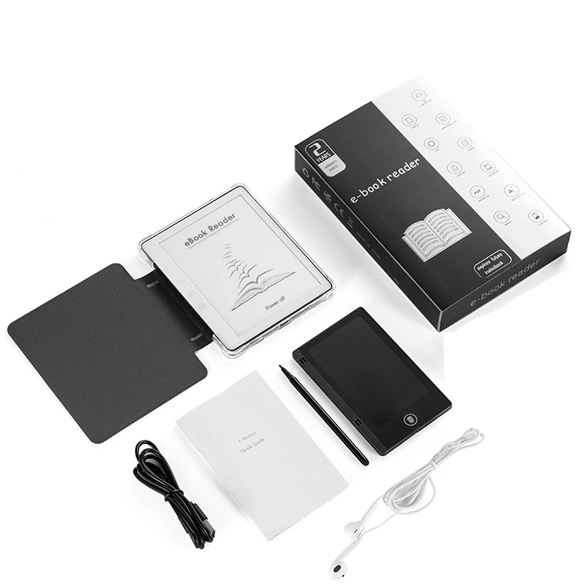 E-Reader da 5,76 Pollici per 8.1, Lettore di EBook con Schermo Antiriflesso con Display Chiaro, Durata della Batteria di Settimane per la Lettura (1G+16G)