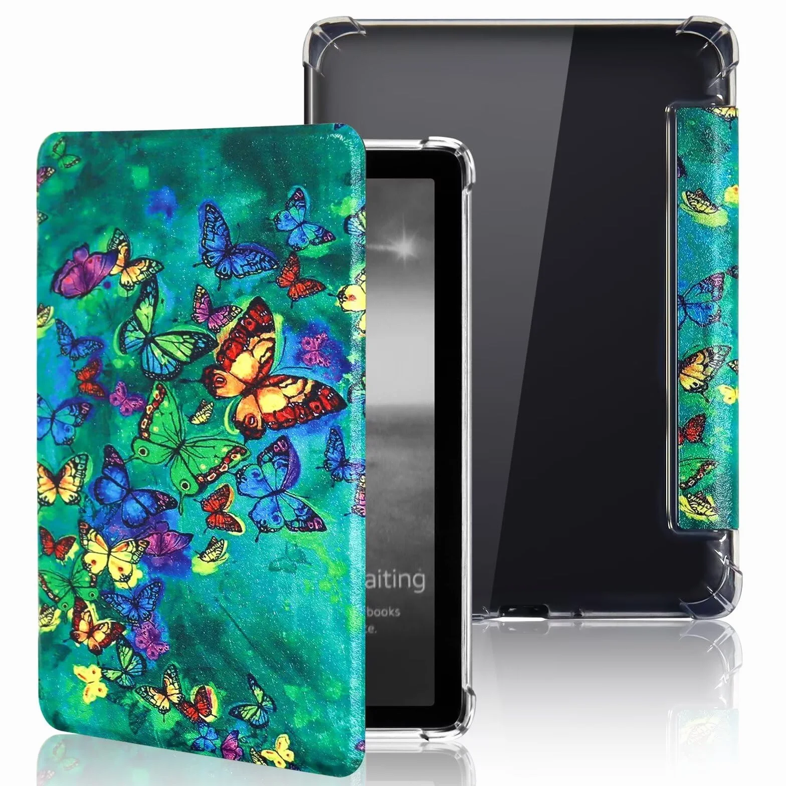 Custodia per Amazon Kindle 11a generazione 2022 da 6 pollici (modello: C2V2L6), ultra trasparente, morbida e flessibile, cover posteriore in TPU trasparente con funzione di