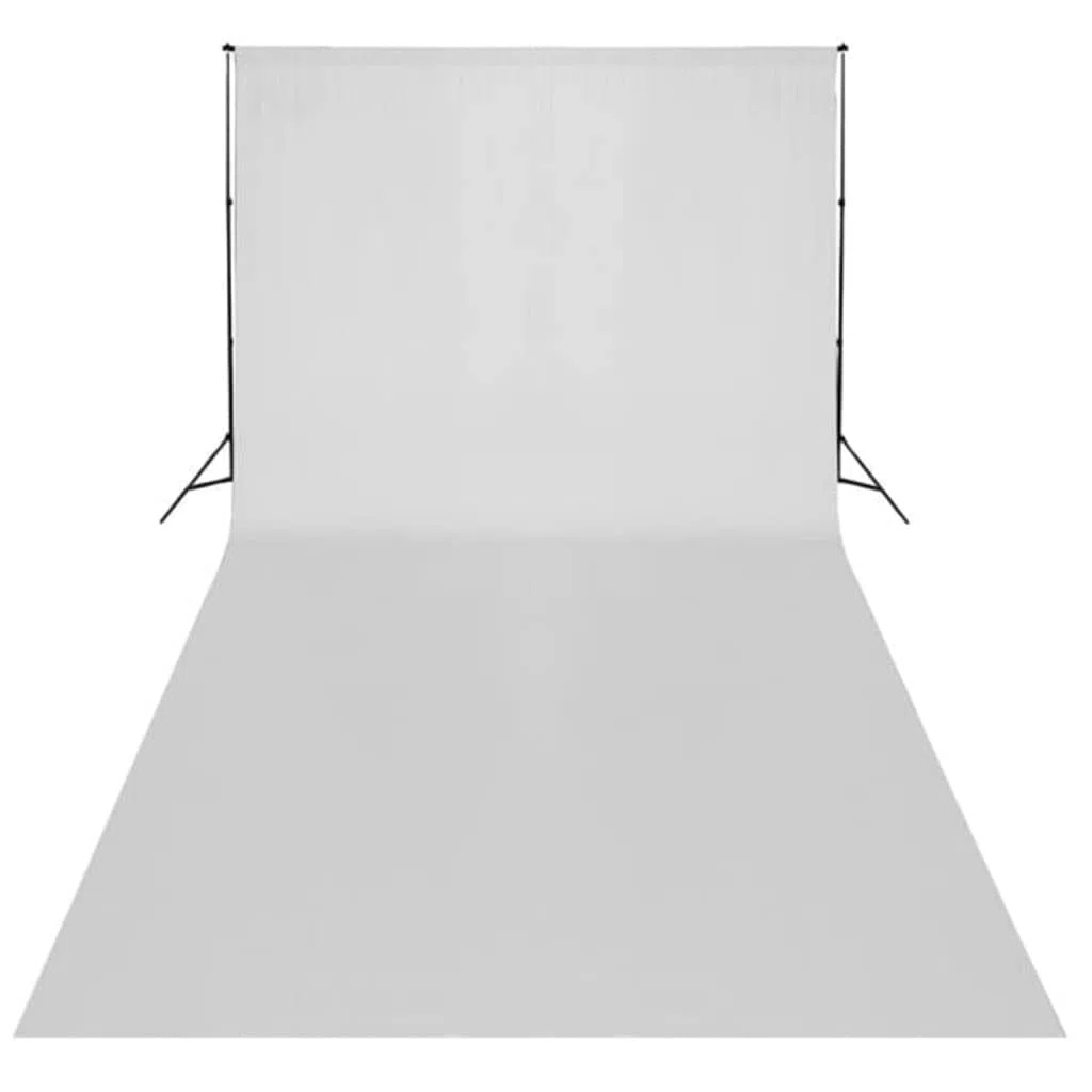Sfondo fotografico in cotone, 600 x 300 cm, per fotografia e produzione video, bianco
