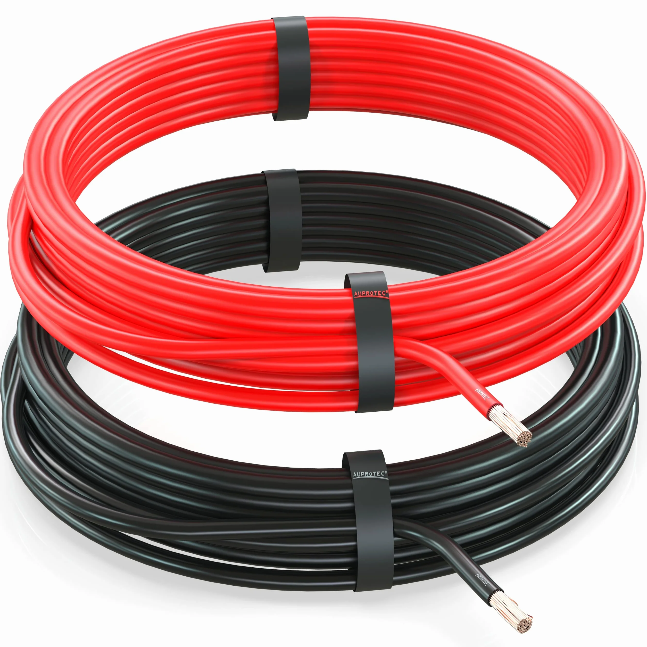 AUPROTEC Cavo per veicoli 4,0 mm² - 2 colori da 10 m FLRY-B ad anello