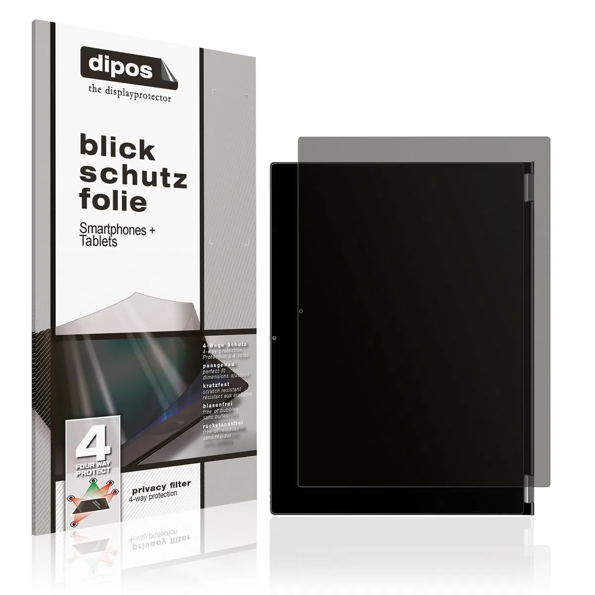 dipos Pellicola Privacy per Chuwi FreeBook 13,5 Zoll | Protezione schermo opaca Anti-Spia a 4 Vie, si adatta perfettamente, antigraffio, senza bolle, autoadesiva