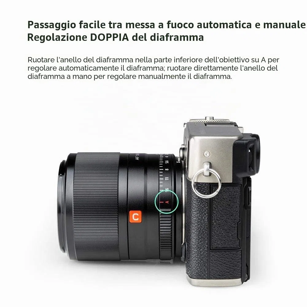 VILTROX 56 mm F1.4 X Mount APS-C Auto Focus Obiettivo Ritratto per fotocamere Fuji X-T2 X-T3 X-T4 X-T20 X-T30 X-T200 X-A7 X-A10 X-A20 X-E3 X-H1 X-M1 X-PRO1 X-PRO2 X-PRO3