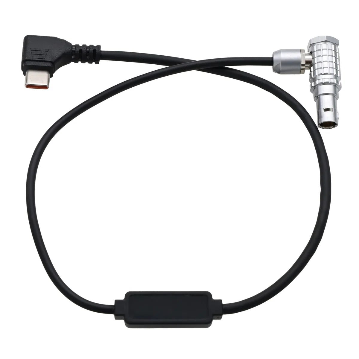 HangTon Cavo di Controllo per Fotocamera Komodo X e Gimbal DJI RS2 RS3 RS 4 Pro, Focus Pro Grip, da USB-C a 9-pin ad Angolo Retto, 30cm