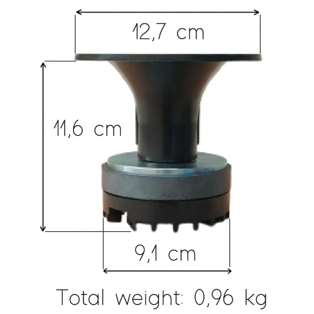 KIT SET PER SP AUDIO SP DRIVER 39, 1 driver a compressione con tromba da 12,7 cm di diametro, da 80 watt rms 160 watt max, 8 ohm, 105 db spl, bobina da 1,35", 1 pezzo + condensatore omaggio