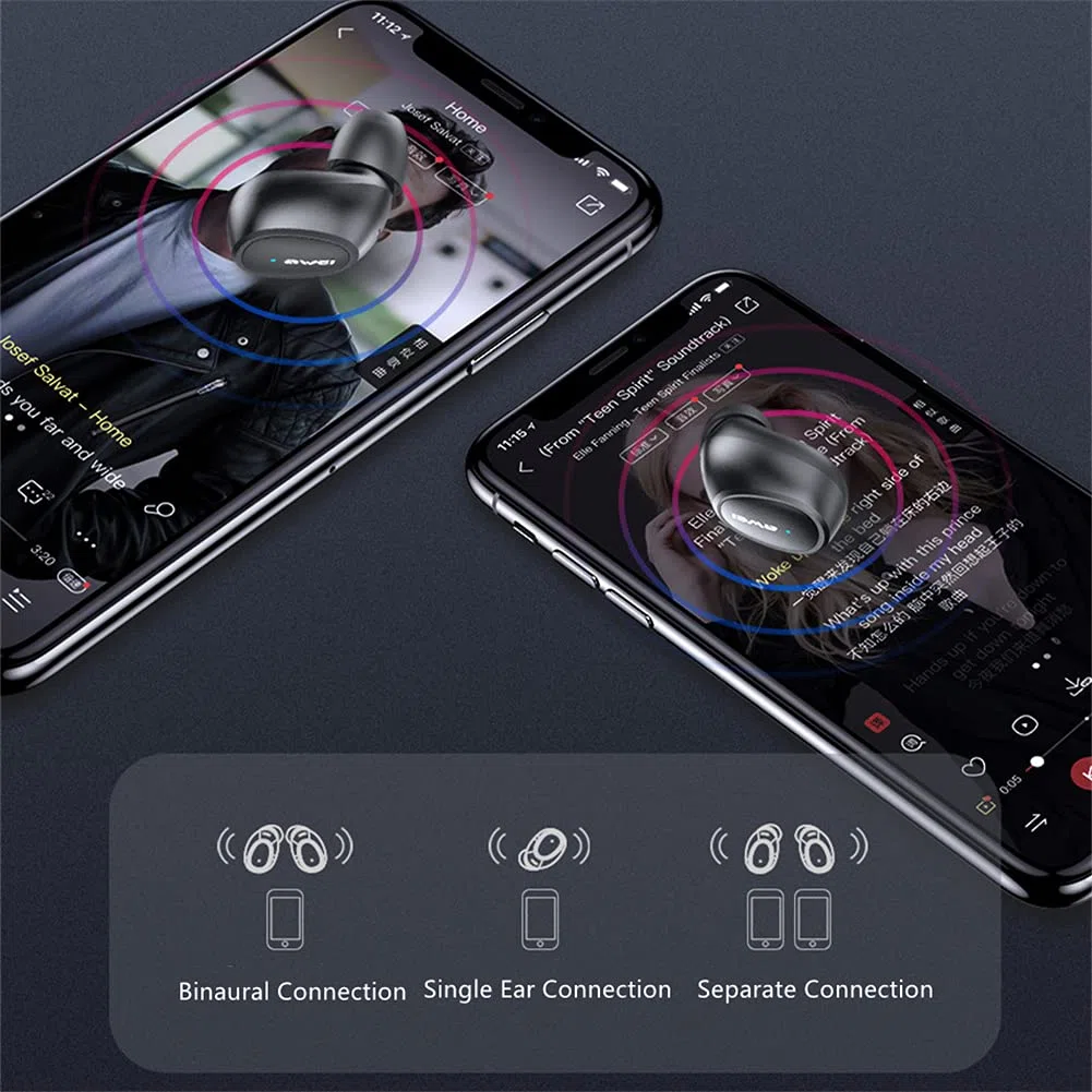 Vero Auricolari Wireless, Cuffie Wireless con Riduzione del Rumore, Impermeabile IP7, con Custodia di Ricarica USB C, per L'allenamento in Palestra