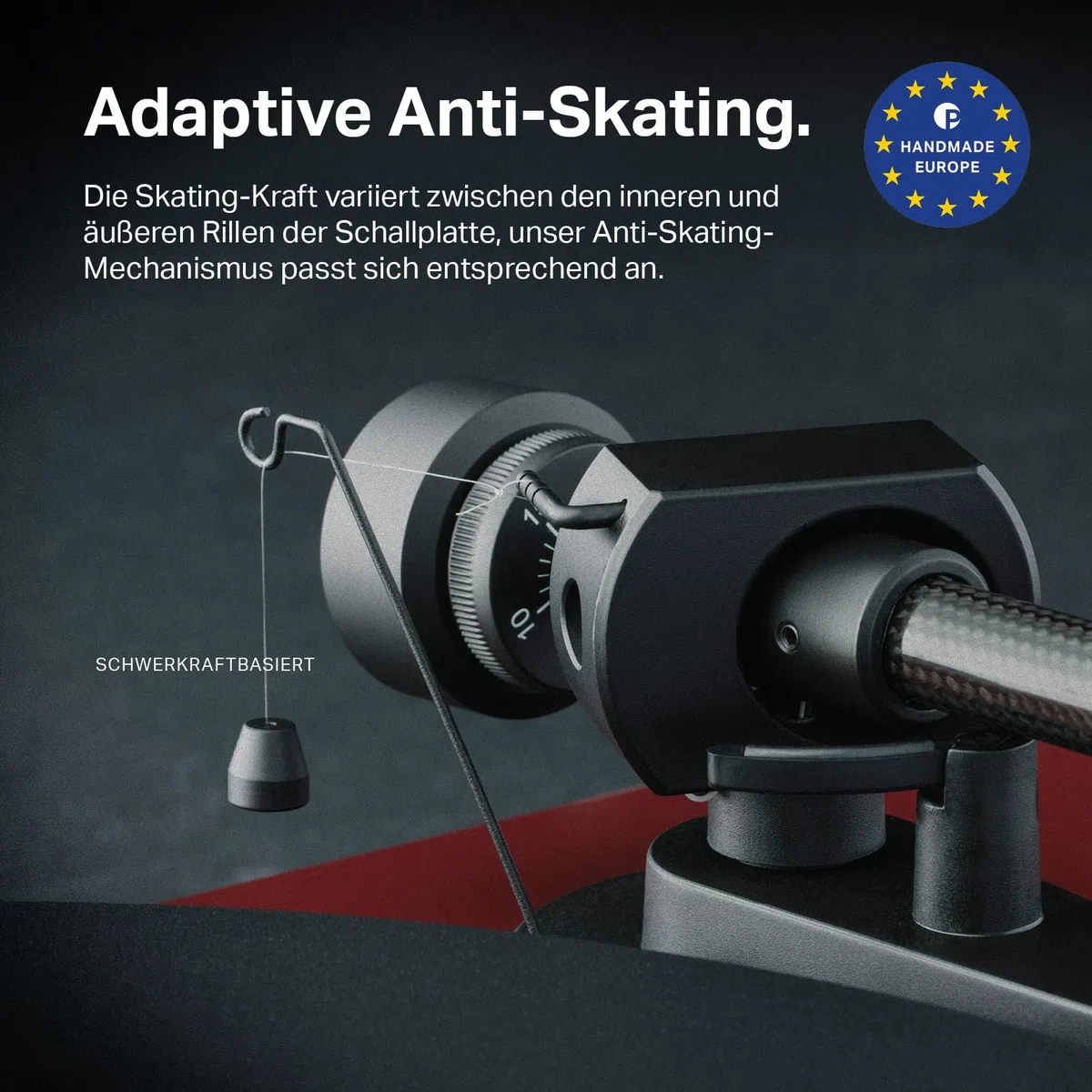 Pro-Ject Debut EVO 2, giradischi audiofili di nuova generazione con braccio in fibra di carbonio, selezione elettronica della velocità e cartuccia Pick it MM EVO premontata, prodotto in Europa (nero