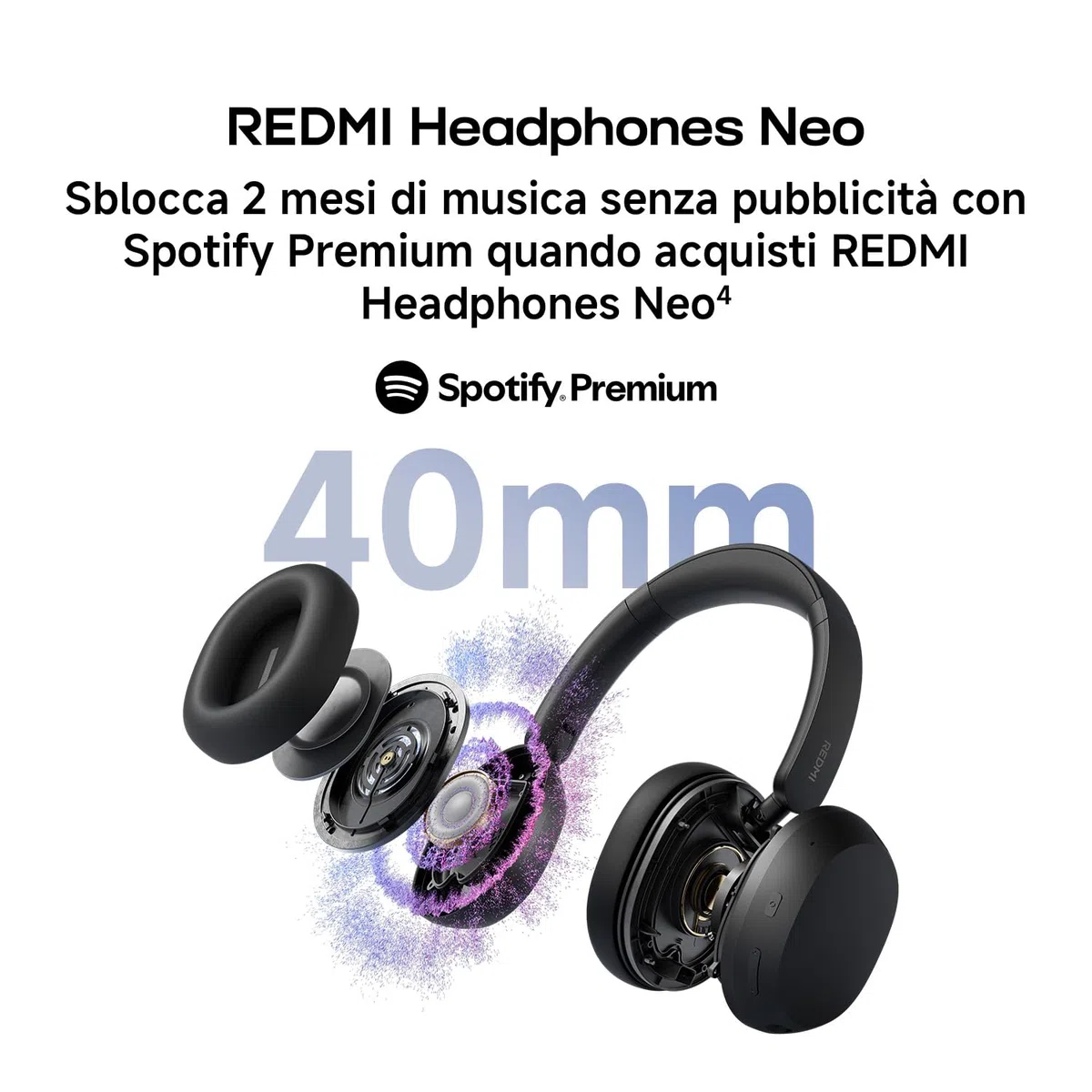 XIAOMI REDMI Headphones Neo Obsidian Black