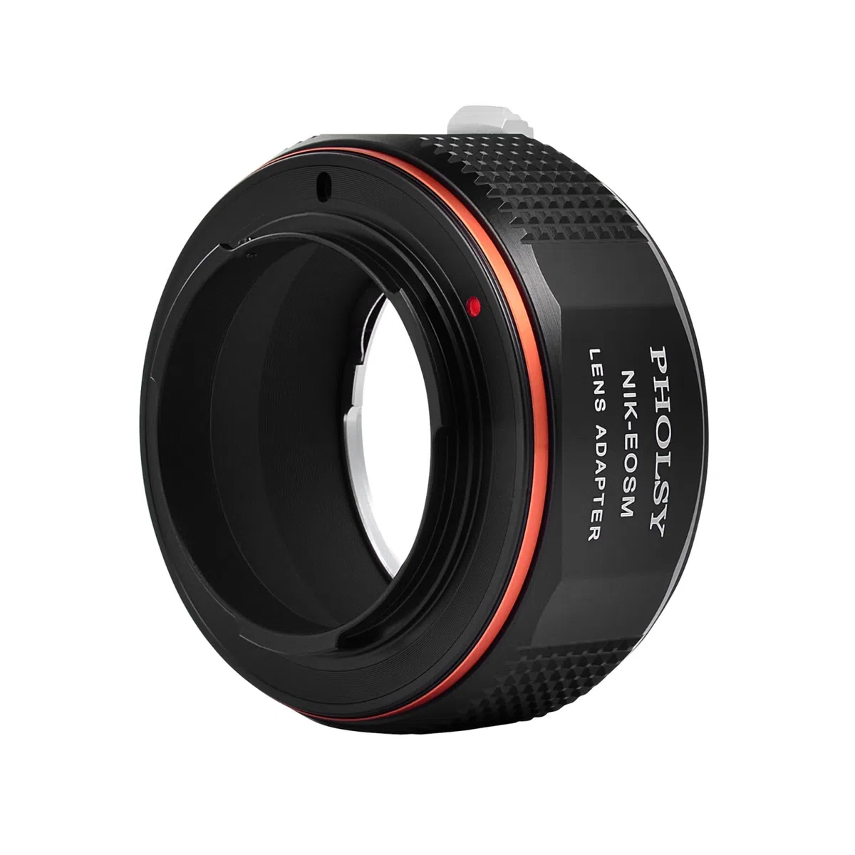 PHOLSY Anello Adattatore Messa a Fuoco Manuale Compatibile con Obiettivi Nikon F, AI, AIS, AF, AF-I, AFS Mount e Canon EF-M (EOS M) Mount Corpo Fotocamera, Nikon F su EF-M, Nikon F su EOS M