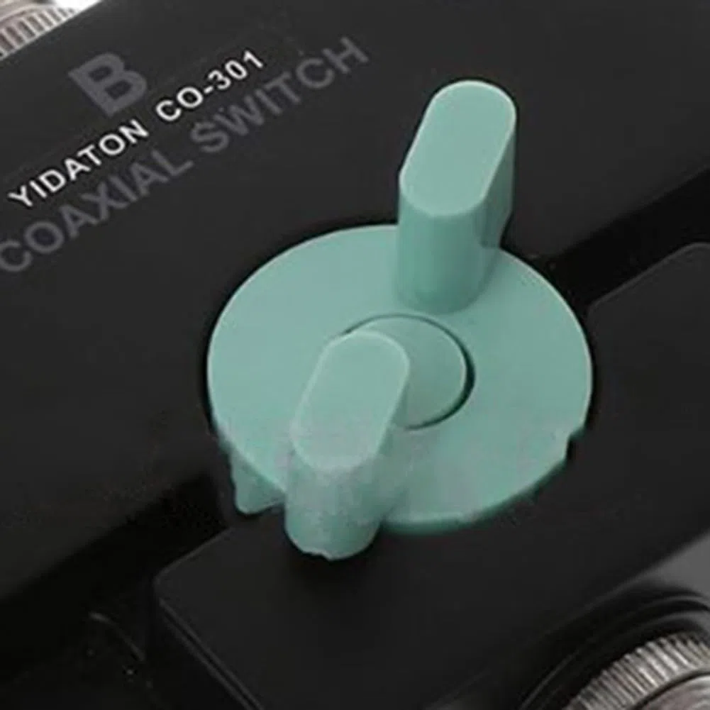 CX310 CO-301 - Commutatore coassiale per antenna a 3 vie DC-800MHz in lega di zinco a bassa perdita ad alto isolamento per sistemi a banda larga a onde corte ripetitori mobili, 84 x 95 mm, nero