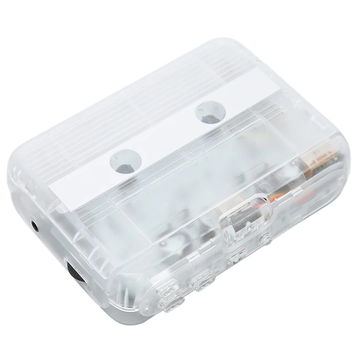 Fabater TON007B Lettore di Cassette Bluetooth con Cuffie Lettore di Cassette Stereo con Inversione Automatica, Ricevitore Trasmettitore Wireless Bluetooth 5.0 Portatile, Radio FM Jack da 3,5 Mm, 2