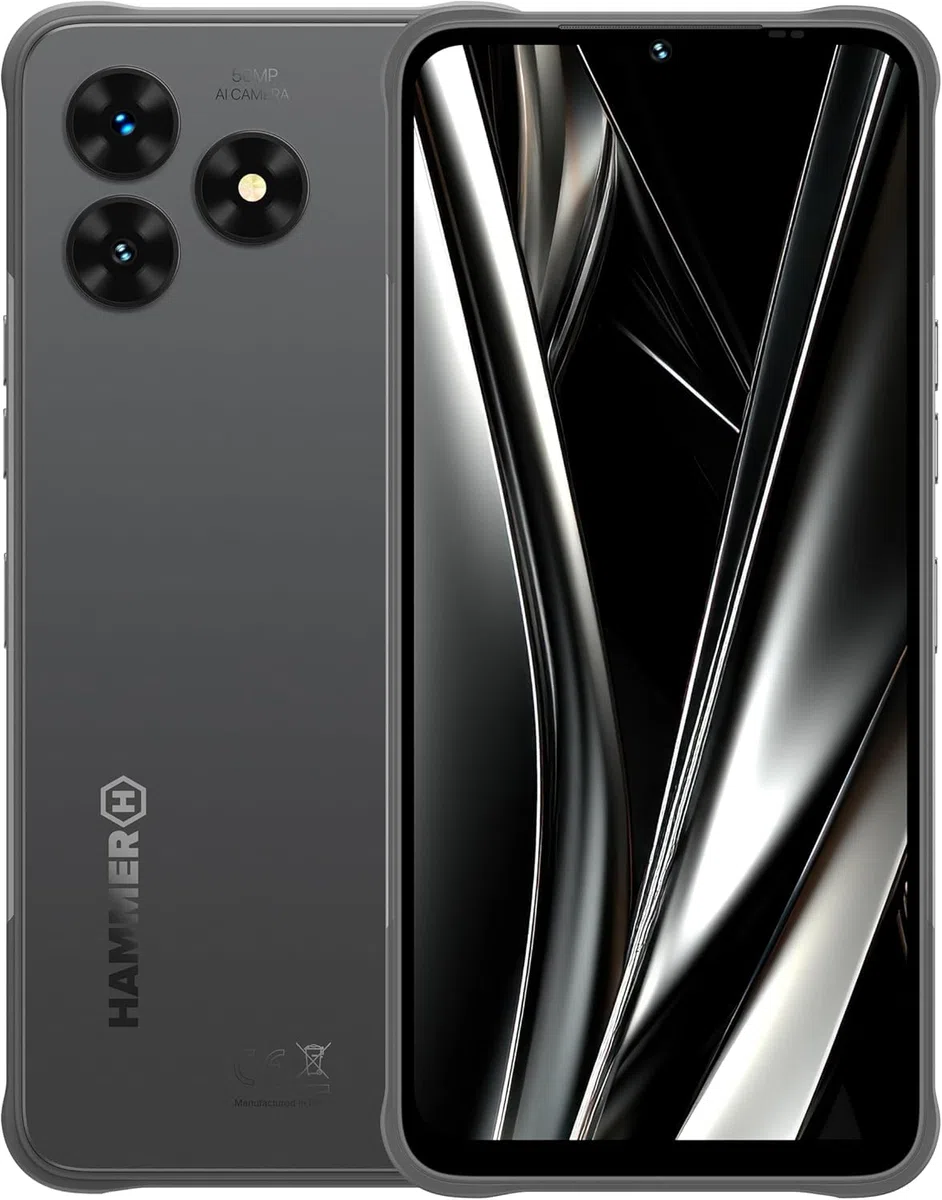 Hammer Blade Va 5G Smartphone ultra-rugged, IP69, 6000mAh, 6,56 pollici, 8GB di RAM integrata, 128/1T GB, Android 14, fotocamera da 50mpx, schermo Gorilla Glass, NFC, VoLTE