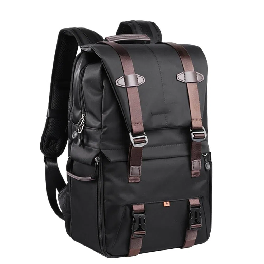 Borsa Reflex Zaino for fotocamera fotografico con copertura antipioggia Cinghie di fissaggio for treppiede for laptop da 15,6 pollici e reflex DSLR