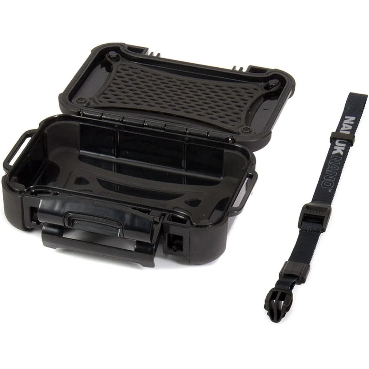 Nanuk 320-0001 Nano Series - Custodia rigida impermeabile per cellulari, fotocamere ed elettronica, colore: Nero