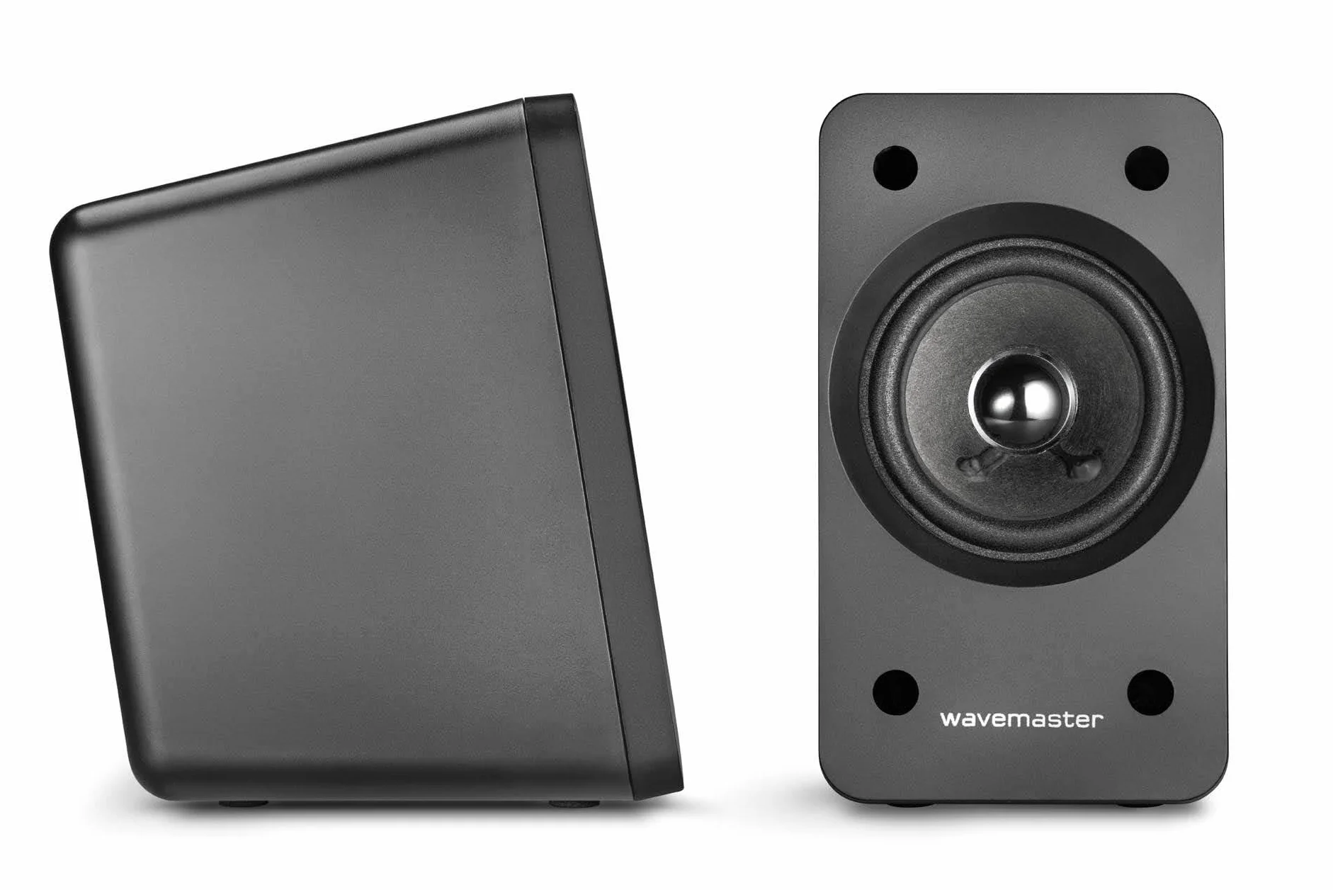 Wavemaster 66503 Mx3+ 2.1 Sistema di Altoparlanti (50 Watt) Utilizzo Casse Acustiche per Tv/Tablet/Smartphone/PC Color Nero